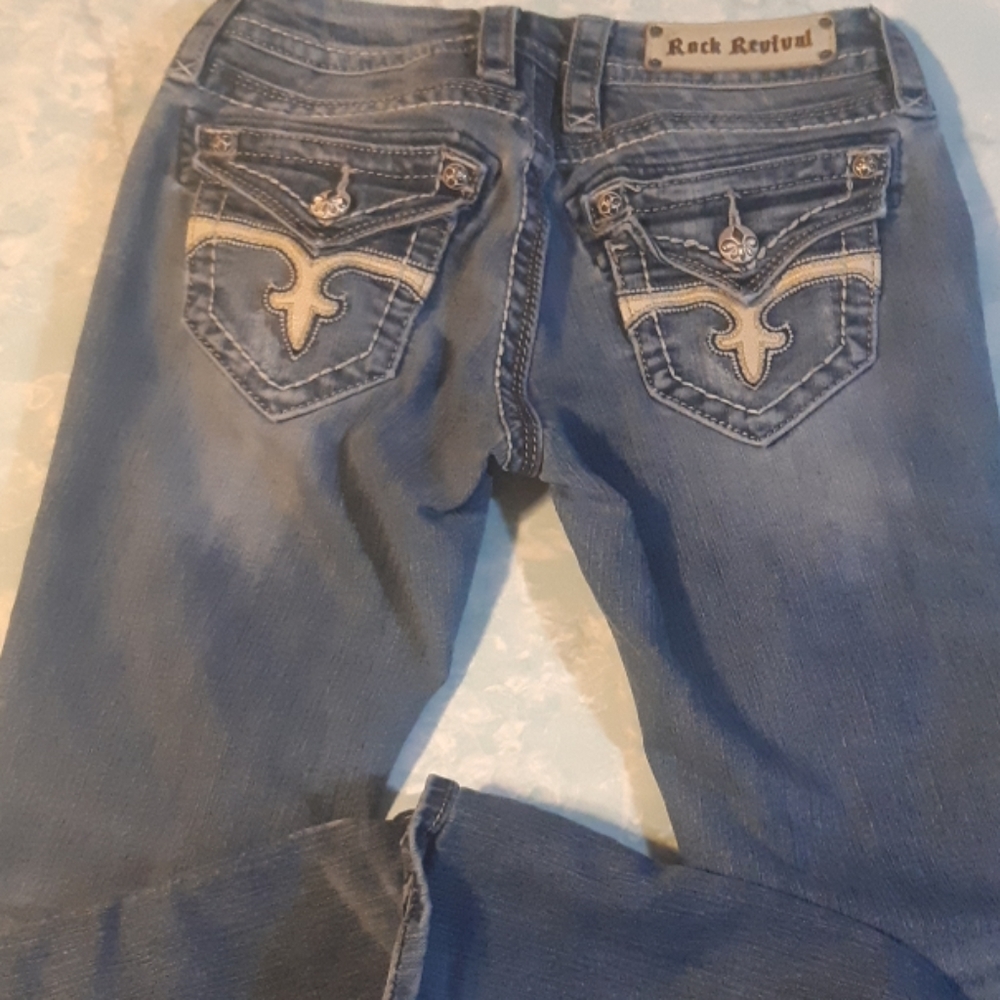 Womens Rock Revival Jeans Size 25